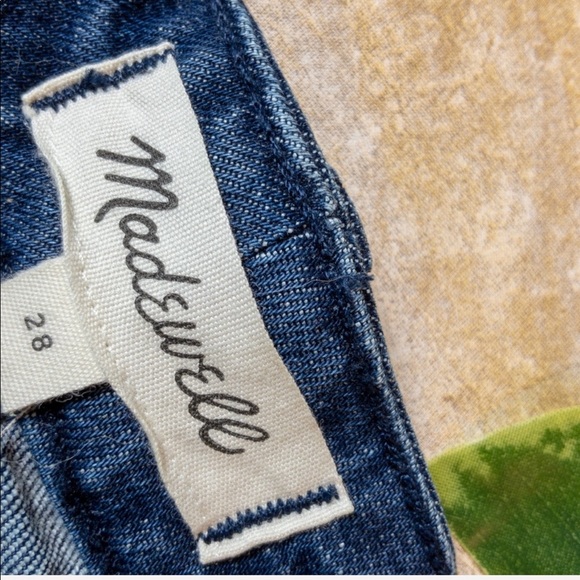 Madewell Denim Skirt Mini Pockets Blue Size 28 - Picture 3 of 3